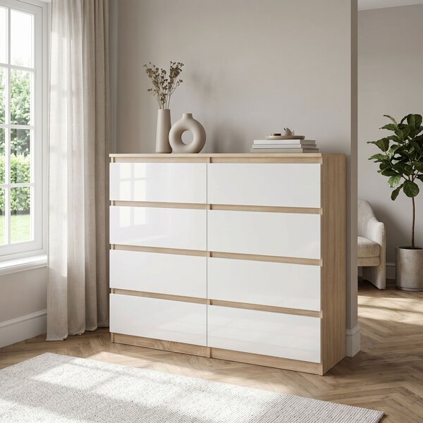 Komoda NUDO 120 cm do Salonu Sypialni Dąb sonoma
