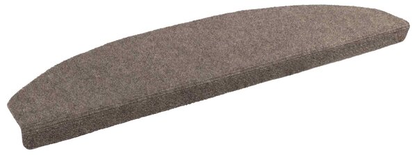 Samoprzylepne maty na schody 15 pcs Mokka 80 x 24,5 x 3,5 cm