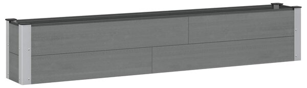 Podniesiona rabata ogrodowa Szary 200 x 30 x 36 cm