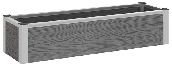 Podniesiona rabata ogrodowa Szary 100 x 30 x 22 cm