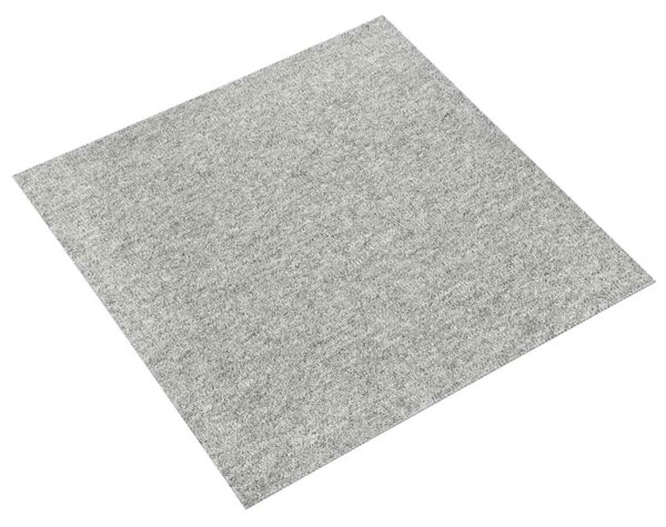 Dywan 20 pcs Jasnoszary 50 x 50 cm 100% polipropylen