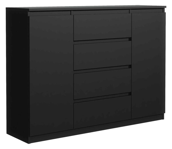 Komoda NUDO 120 cm do Salonu Sypialni Czarny