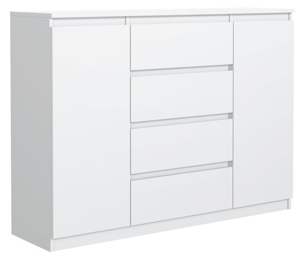 Komoda NUDO 138,5 cm do Salonu Sypialni Biały