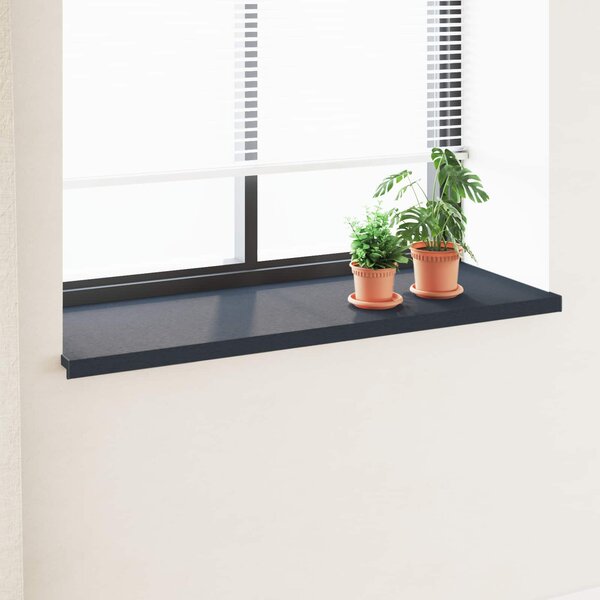 Parapet okienny Antracytowy z rysunkiem drewna PVC