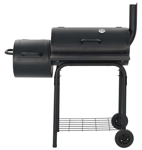 Klasyczny grill z wędzarnią na węgiel drzewny