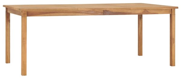 Stół jadalniany, 200x100x75 cm, lite drewno tekowe
