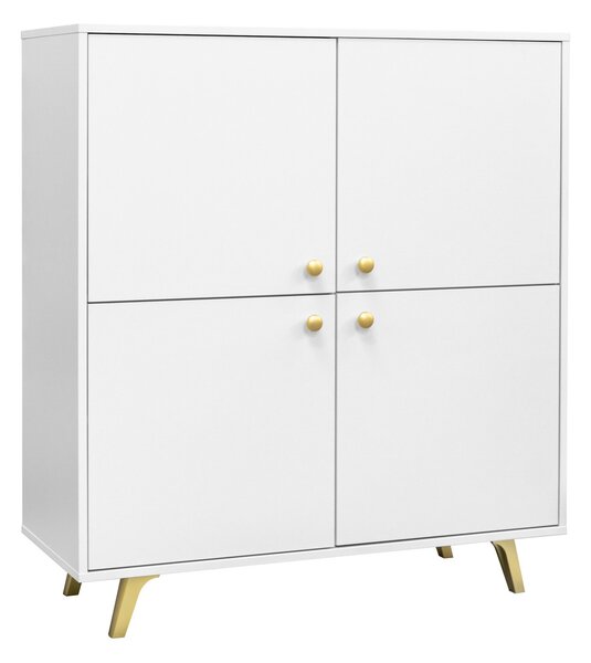 Komoda GALIO 140 cm do Salonu Sypialni Biały