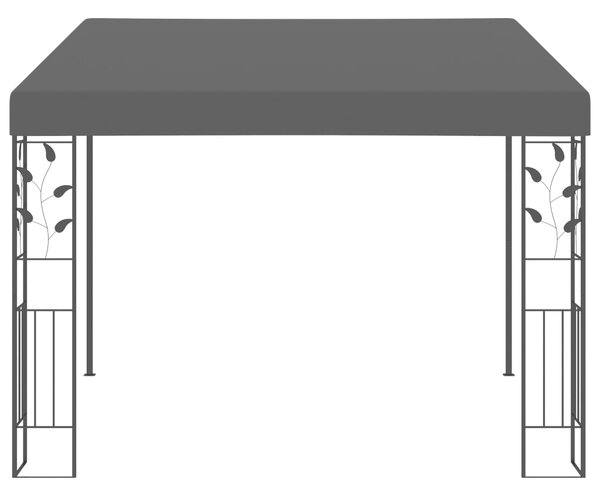 Altana przyścienna, 3 x 3 x 2,5 m, antracytowa