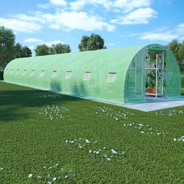 Szklarnia ogrodowa, 45 m², 15 x 3 x 2 m