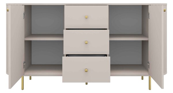 Komoda BOLLA 164,4 cm do Salonu Sypialni Odcienie beżu