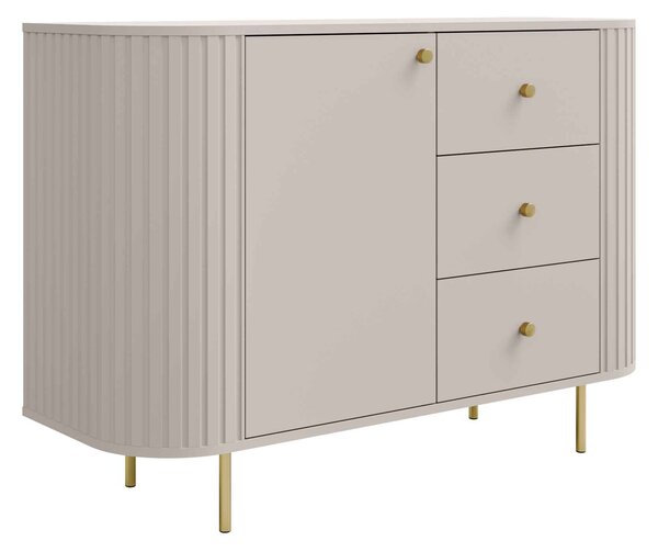 Komoda BOLLA 123 cm do Salonu Sypialni Odcienie beżu