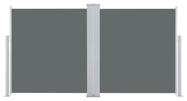 Zwijana markiza boczna, antracytowa, 120 x 600 cm