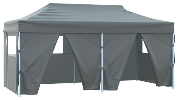 Profesjonalny, składany namiot imprezowy, 4 ściany, 3x6 m, stal