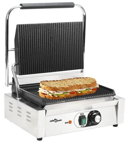 Opiekacz do panini, żebrowany, 2200 W, 43x30,5x20 cm