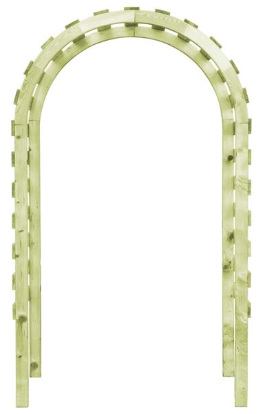 Pergola ogrodowa z ławką, 130x60x230 cm, impregnowana sosna