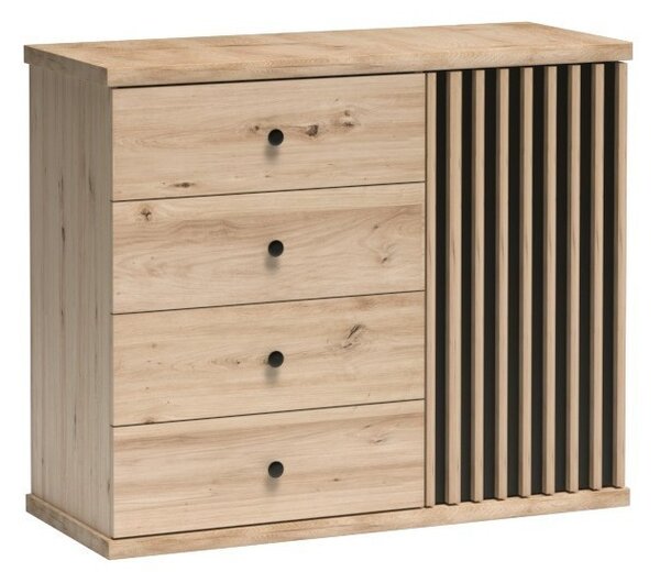 Komoda ALMERIA 101,6 cm do Salonu Sypialni Dąb artisan