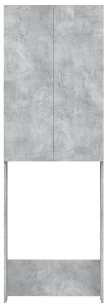 Szafka na pralkę, szarość betonu, 64 x 25,5 x 190 cm