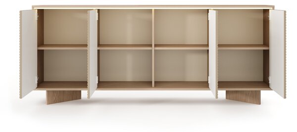 Komoda RIGATO 203,9 cm do Salonu Sypialni Odcienie beżu