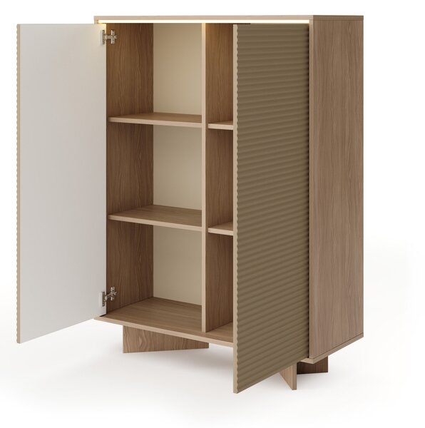 Komoda RIGATO 103,9 cm do Salonu Sypialni Odcienie beżu