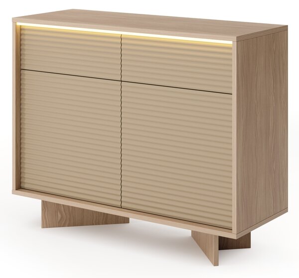 Komoda RIGATO 103,9 cm do Salonu Sypialni Odcienie beżu