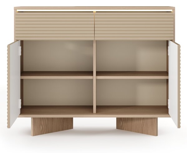 Komoda RIGATO 103,9 cm do Salonu Sypialni Odcienie beżu