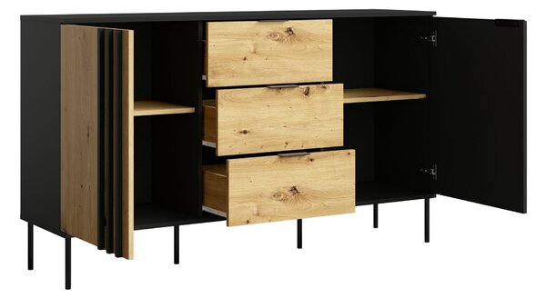 Komoda MERIDIAN 165,1 cm do Salonu Sypialni Dąb