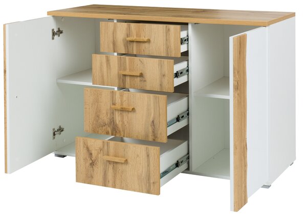 Komoda OSVIN 130 cm do Salonu Sypialni Dąb wotan