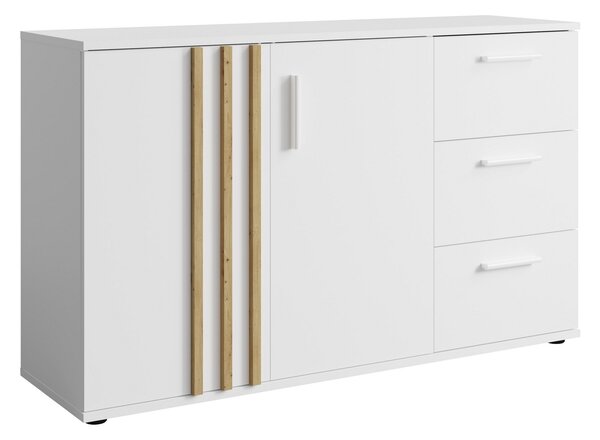 Komoda TECTONIC 119,8 cm do Salonu Sypialni Biały