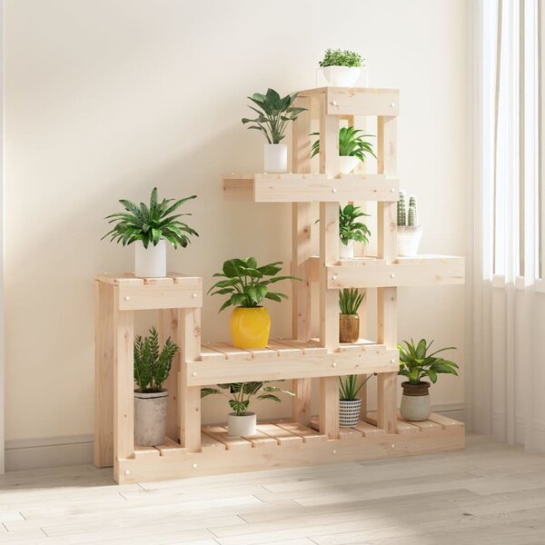 Kwietnik 92x25x97 cm, lite drewno sosnowe