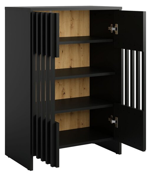 Komoda ZEPHYR 60 cm do Salonu Sypialni Czarny