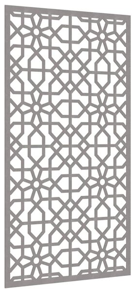 Ogrodowa dekoracja ścienna, 105x55 cm, stal kortenowska
