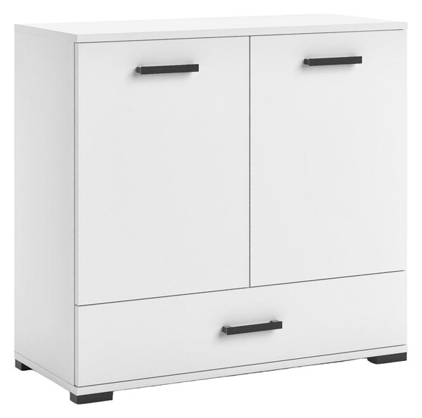 Komoda ALBANO 90 cm do Salonu Sypialni z Szufladą Biały