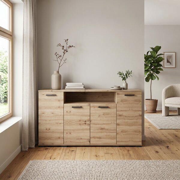 Komoda ALBANO 160 cm do Salonu Sypialni Dąb artisan