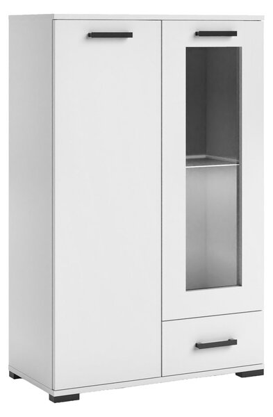 Komoda ALBANO 80 cm do Salonu Sypialni z Szufladą Biały