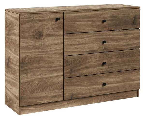 Komoda NESTOS 120 cm do Salonu Sypialni Brąz