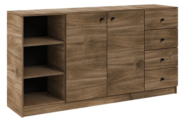Komoda NESTOS 160 cm do Salonu Sypialni Brąz