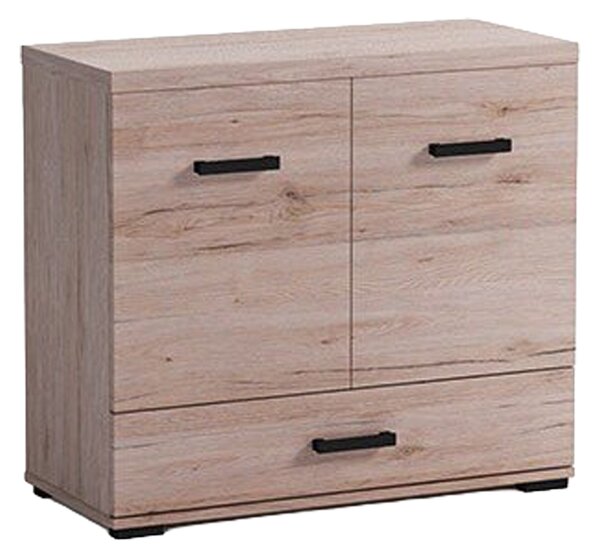Komoda LIVORNO 90 cm do Salonu Sypialni z Szufladą Dąb