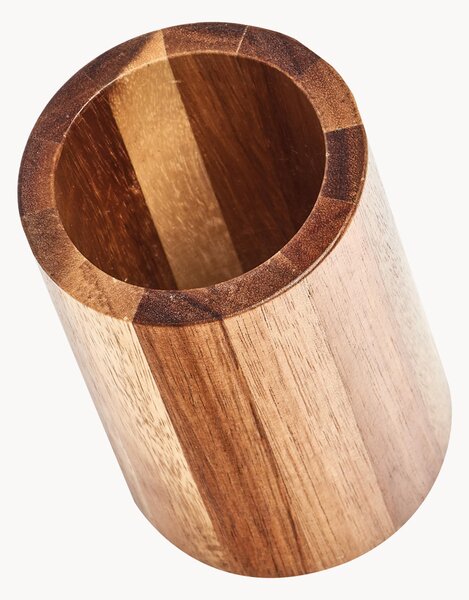 Kubek na szczoteczki z drewna akacjowego Wood