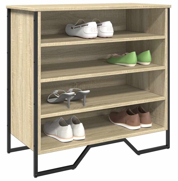 Szafka na buty, dąb sonoma, 80x38x78cm, materiał drewnopochodny