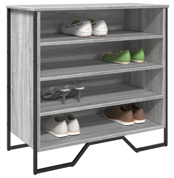 Szafka na buty, szary dąb sonoma, 80x38x78 cm