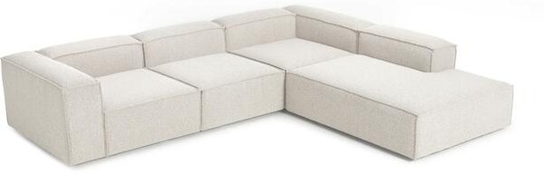 Narożna sofa modułowa bouclé XL Lennon
