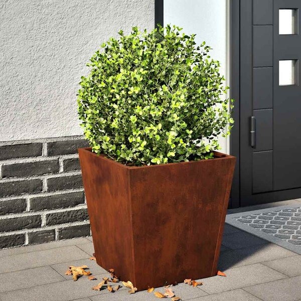 Doniczki ogrodowe 2 szt. 40x40x40 cm Stal kortenowska