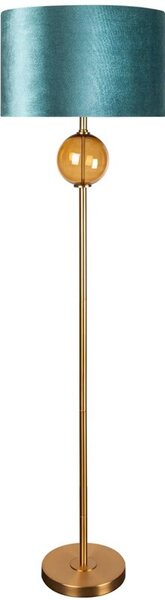 Lampa podłogowa EUROFIRANY Musa 395125 Turkusowy wysokość 165 cm