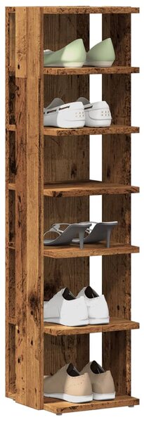 Szafki na buty, 2 szt., stare drewno, 28x27x102 cm