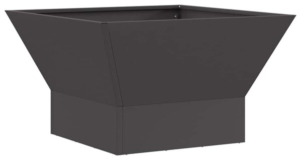 Kominek Czarny 60 x 60 x 35 cm Stal