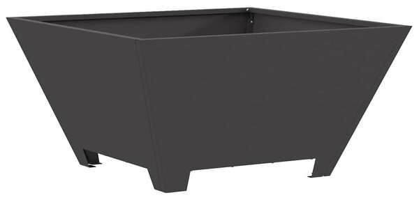 Kominek Czarny 60 x 60 x 30 cm Stal