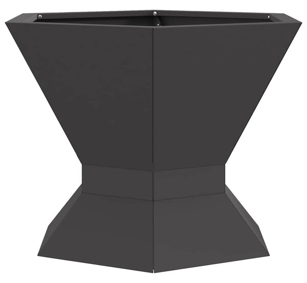 Kominek Czarny 50 x 50 x 40 cm Stal