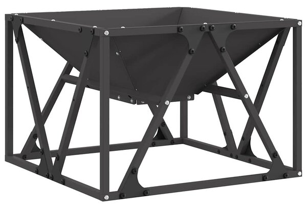 Kominek Czarny 50 x 50 x 35 cm Stal