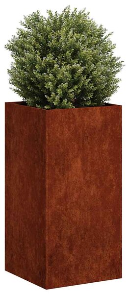 Doniczka Rusty 40x40x80 cm Stal nierdzewna