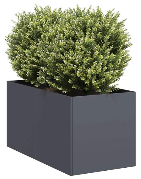 Doniczka Antracyt 40x80x40 cm Stal walcowana na zimno